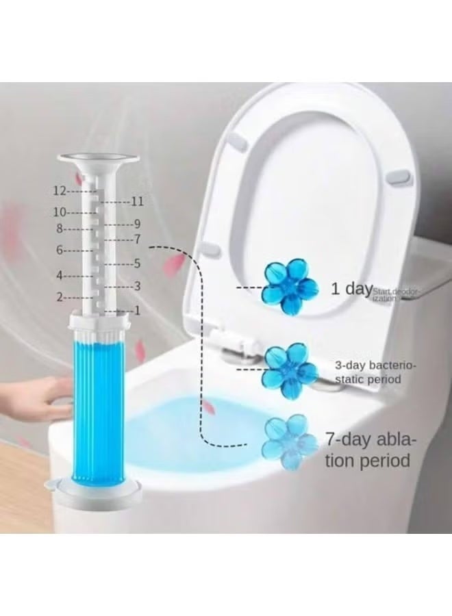 3-in-1 disinfectant and sanitizing gel syringe for toilets and sinks, with multiple scents. - Image 2